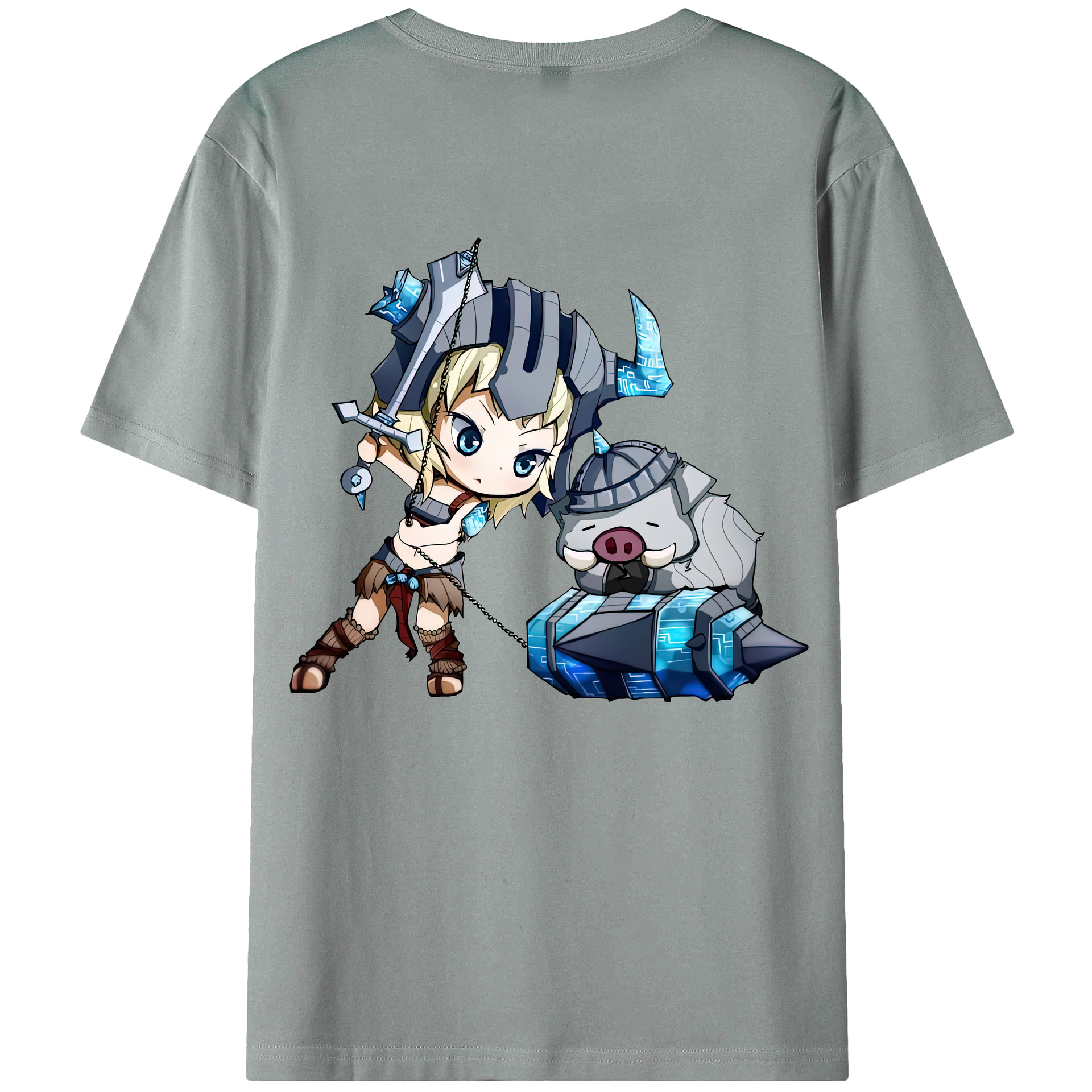 （画像用） リーグ・オブ・レジェンド League of Legends LOL 綿100％ メンズ半袖Tシャツ（バックプリント） 通気性